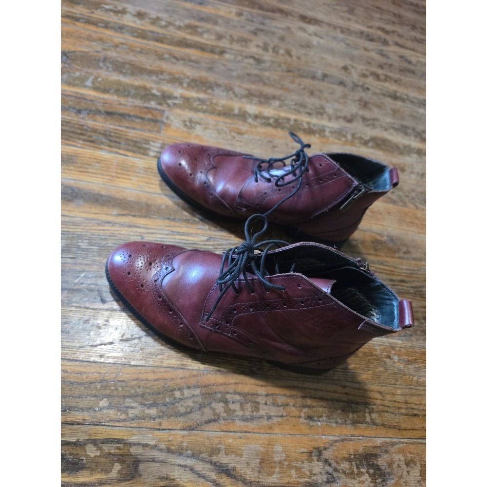 Pikolino Womens Boots Size 37 Leather Lace Up